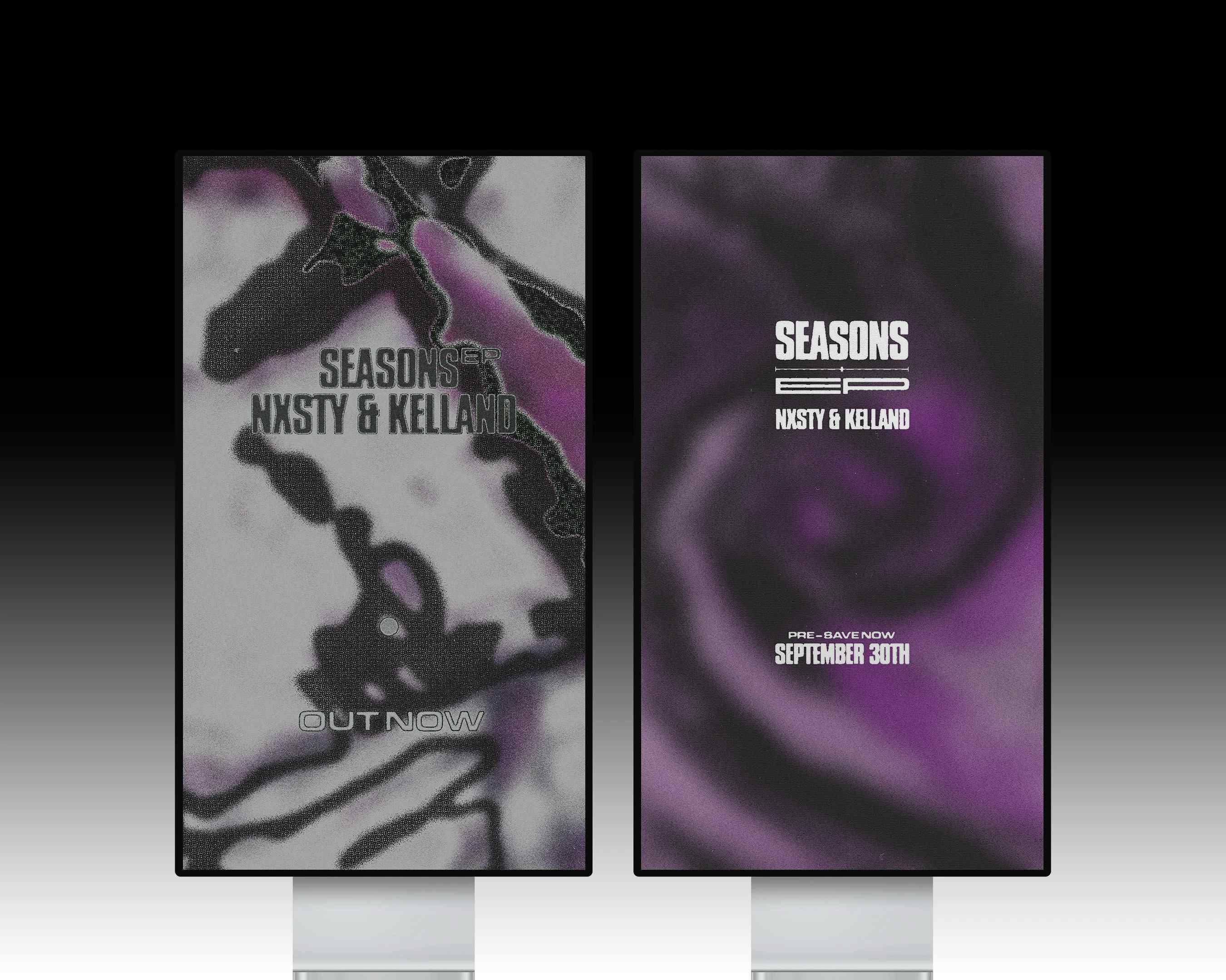 SEASONS Art Direction, Design, Motion & More EP Campaign
