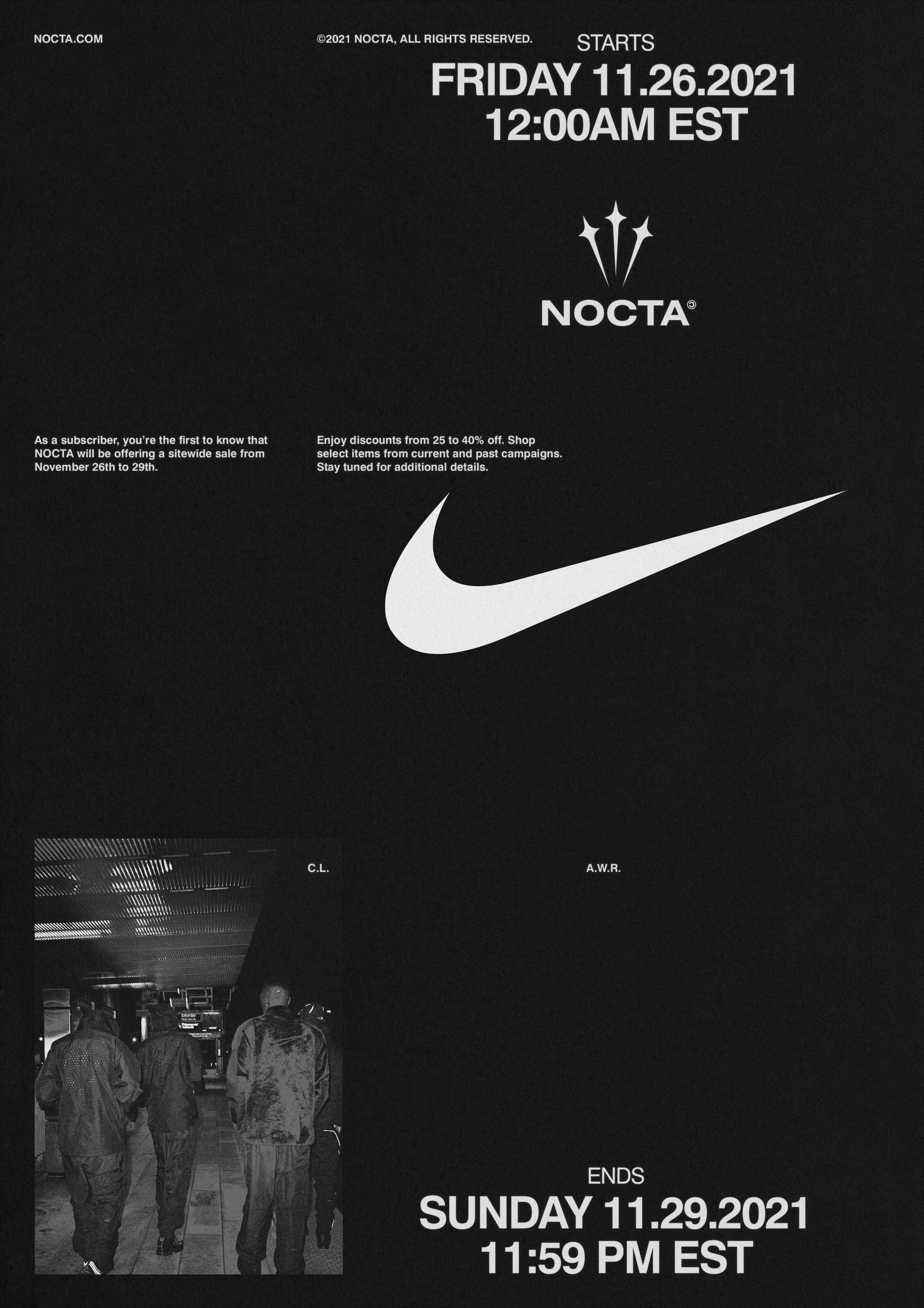 Nike NOCTA Design, Treatment & More Brand Collateral
